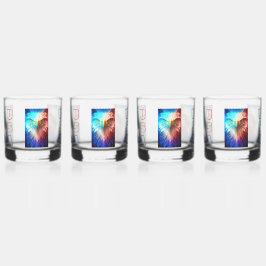 USA Eagle Glasses Trinkbehälter Set Whiskyglas