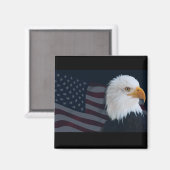 Usa Eagle Magnet (Vorderseite/Rückseite)