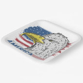 USA Eagle Pappteller (Gewinkelt)