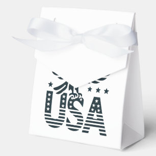 USA Eagle Patriotic Design - US Flagge Style Geschenkschachtel