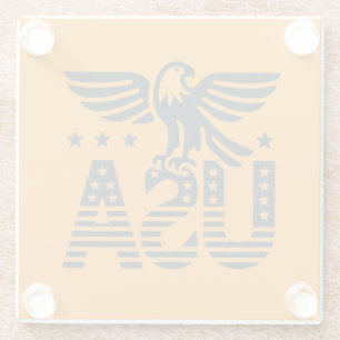 USA Eagle Patriotic Design - US Flagge Style Glasuntersetzer