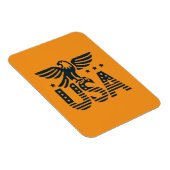 USA Eagle Patriotic Design - US Flagge Style Magnet (Rechte Seite)