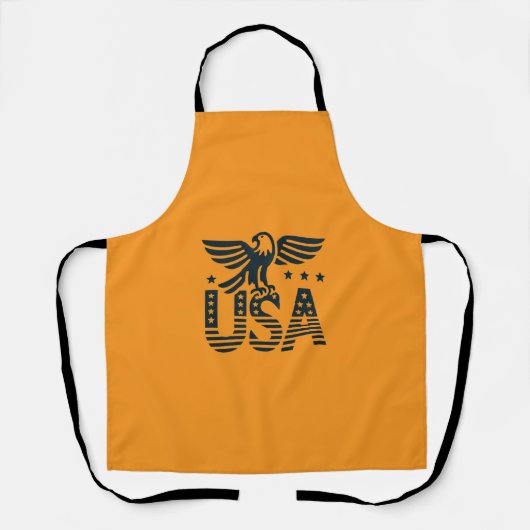 USA Eagle Patriotic Design - US Flagge Style Schürze (Vorderseite)