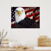USA Eagle Patriotic Poster (Küche)