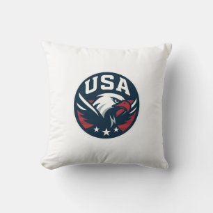 USA Eagle Roundel — Aggressives Sportsymbol Kissen