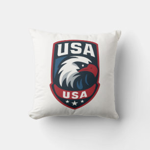 USA Eagle Sports Wappen Kissen