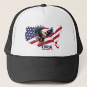 USA Eagle Truckerkappe (Vorderseite)
