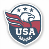 USA Eagle Wappen Aufkleber (Vorderseite)