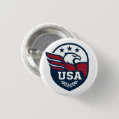 USA Eagle Wappen Button (Vorne & Hinten)