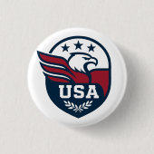USA Eagle Wappen Button (Vorderseite)