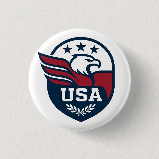 USA Eagle Wappen Button (Vorderseite)