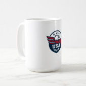 USA Eagle Wappen Kaffeetasse (Vorderseite Links)