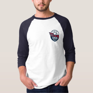 USA Eagle Wappen T-Shirt
