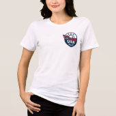 USA Eagle Wappen Tri-Blend Shirt (Vorderseite)