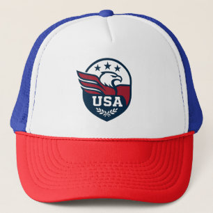 USA Eagle Wappen Truckerkappe