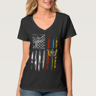USA Ecuador Flag ecuadorianisch amerikanische Leut T-Shirt