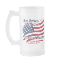 USA Eine Nation unter der Tasse Gottes Stein