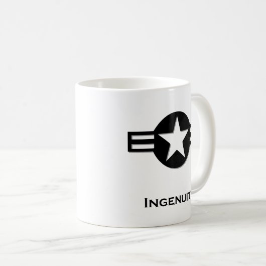 USA Einfallsschwarz Kaffeetasse (VorderseiteRechts)