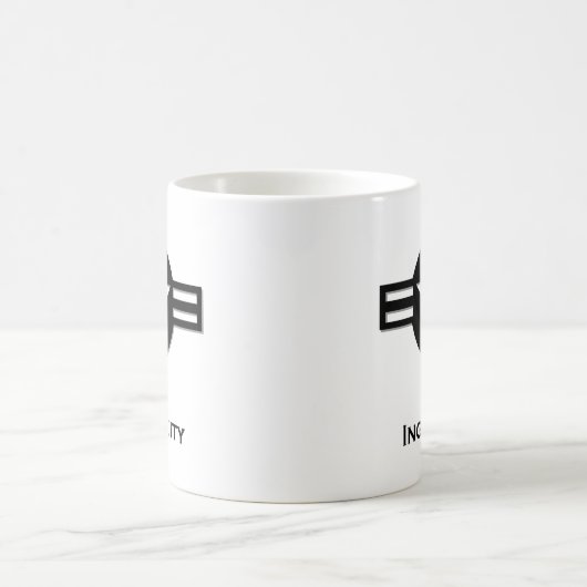 USA Einfallsschwarz Kaffeetasse (Mittel)