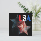 USA Einladung (Stehend Vorderseite)