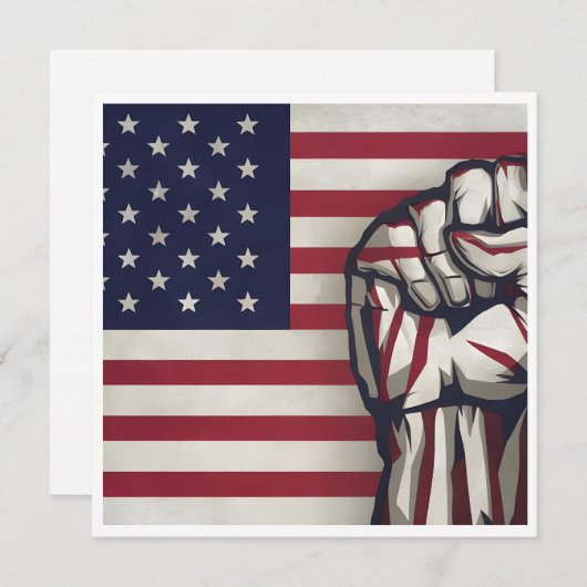 usa einladung (Vorne/Hinten)