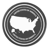 USA EISHOCKEY PUCK (Vorderseite)