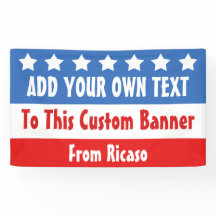 USA Election Red White Blue Customizable