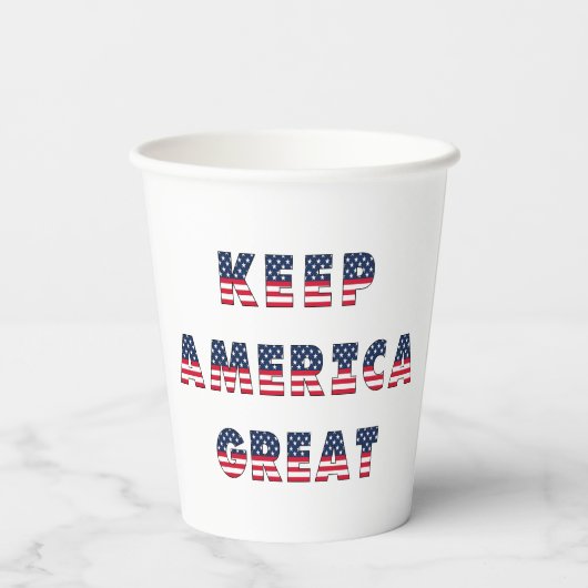 USA Elections Party Collection Pappbecher (Rückseite)