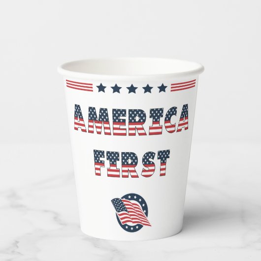 USA Elections Party Collection Pappbecher (Rückseite)