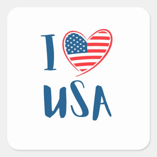 USA Elections Party Collection Quadratischer Aufkleber (Vorderseite)