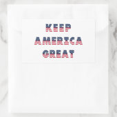 USA Elections Party Collection Rechteckiger Aufkleber (Tasche)