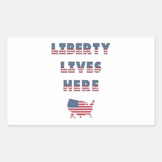 USA Elections Party Collection Rechteckiger Aufkleber (Vorderseite)