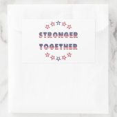 USA Elections Party Collection Rechteckiger Aufkleber (Tasche)
