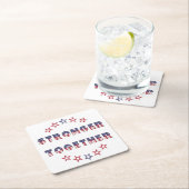 USA Elections Party Collection Rechteckiger Pappuntersetzer (Vor Ort)