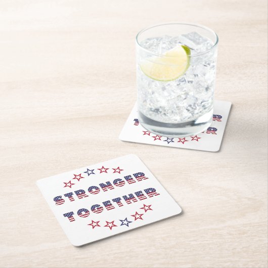 USA Elections Party Collection Rechteckiger Pappuntersetzer (Vor Ort)