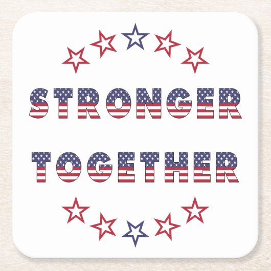 USA Elections Party Collection Rechteckiger Pappuntersetzer (Vorderseite)