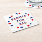 USA Elections Party Collection Rechteckiger Pappuntersetzer (angewinkelt)