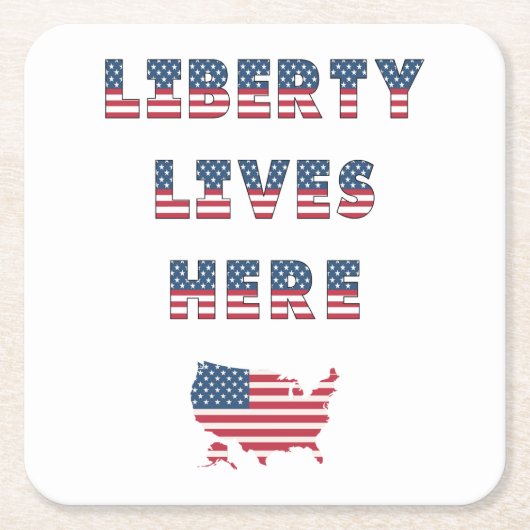 USA Elections Party Collection Rechteckiger Pappuntersetzer (Vorderseite)