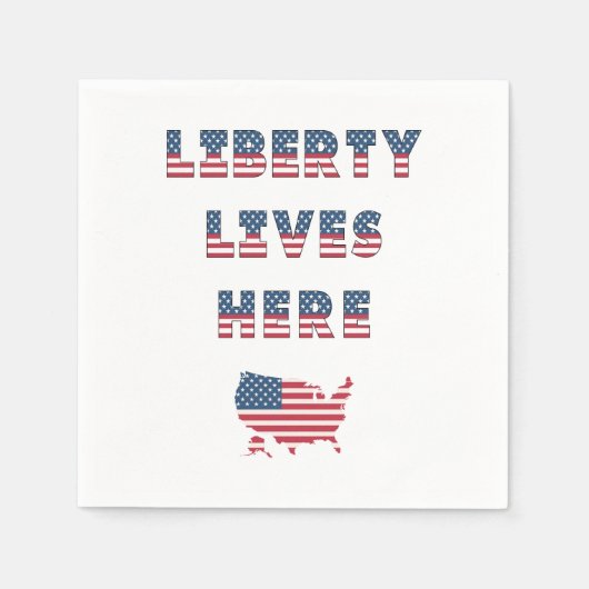 USA Elections Party Collection Serviette (Vorderseite)