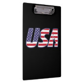 USA. Eleganter amerikanischer Flaggenbrief Klemmbrett (Rechts)