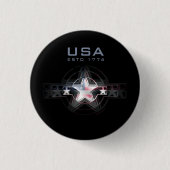 USA Estd. 1776 Button (Vorderseite)