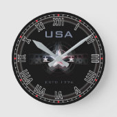 USA Estd. 1776 Roman Nr. Uhr (Vorderseite)