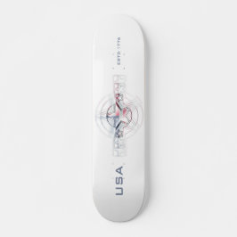 USA Estd. 1776 Skateboard