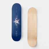 USA Estd. 1776 Skateboard (Vorderseite)