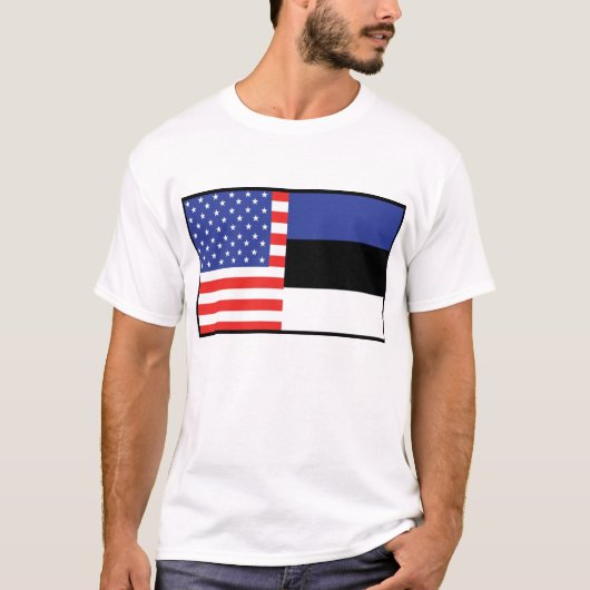 USA/Estonia T-Shirt (Vorderseite)