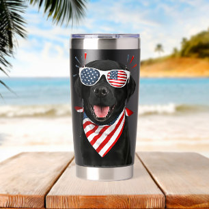 USA Fahne 4. Juli Patriotic American niedlich Thermobecher