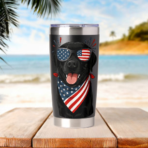 USA Fahne 4. Juli Patriotic American niedlich Thermobecher
