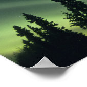 USA, Fairbanks area, Central Alaska, Aurora 2 Poster (Ecke)