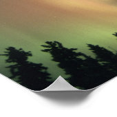 USA, Fairbanks area, Central Alaska, Aurora 3 Poster (Ecke)