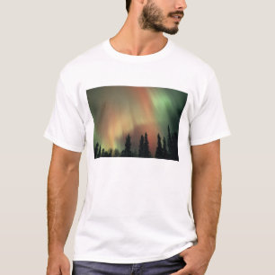 USA, Fairbanks area, Central Alaska, Aurora 3 T-Shirt